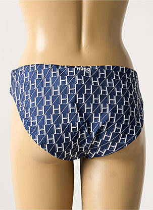 Bas de maillot de bain imprimé fantaisie culotte bleu HUGO BOSS femme
