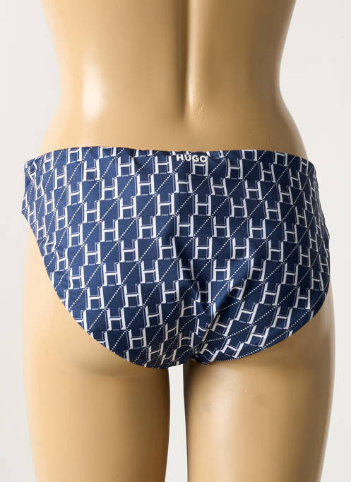 Bas de maillot de bain imprimé fantaisie culotte bleu HUGO BOSS femme
