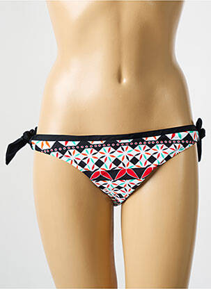 Bas de maillot de bain imprimé fantaisie bikini noir DEIDAD femme