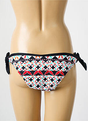Bas de maillot de bain imprimé fantaisie bikini noir DEIDAD femme