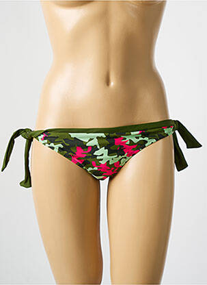 Bas de maillot de bain imprimé fantaisie bikini vert DEIDAD femme