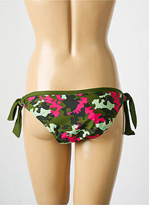 Bas de maillot de bain imprimé fantaisie bikini vert DEIDAD femme
