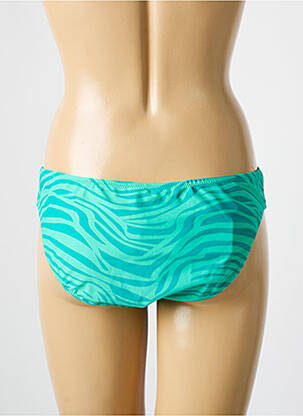 Bas de maillot de bain imprimé fantaisie bikini vert DEIDAD femme