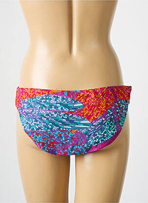 Bas de maillot de bain imprimé fantaisie culotte violet DEIDAD femme