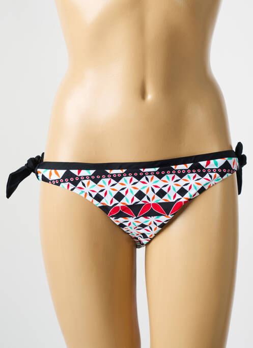 Bas de maillot de bain imprimé fantaisie bikini noir DEIDAD femme