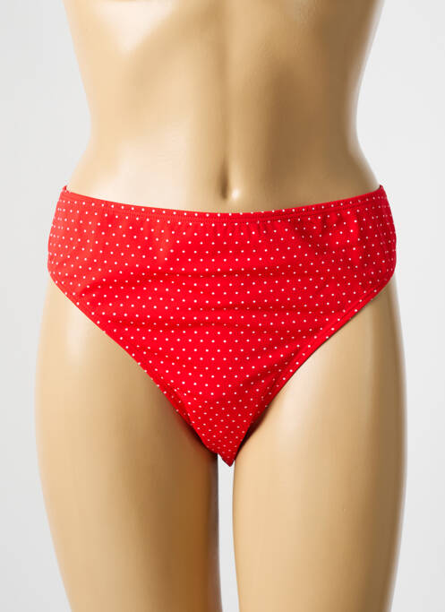 Bas de maillot de bain imprimé fantaisie culotte rouge CURVY KATE femme