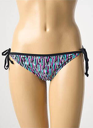 Bas de maillot de bain imprimé fantaisie bikini noir CURVY KATE femme