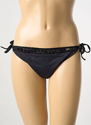 Bas de maillot de bain bikini bikini noir LPB femme