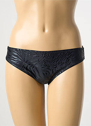 Bas de maillot de bain imprimé fantaisie culotte noir DEIDAD femme