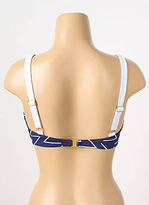Haut de maillot de bain haut soutien-gorge emboitant haut soutien-gorge emboitant bleu DEIDAD femme