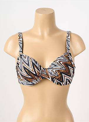 Haut de maillot de bain haut soutien-gorge emboitant haut soutien-gorge emboitant marron DEIDAD femme