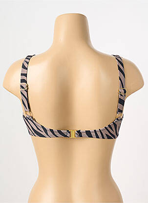 Haut de maillot de bain haut soutien-gorge emboitant haut soutien-gorge emboitant marron DEIDAD femme