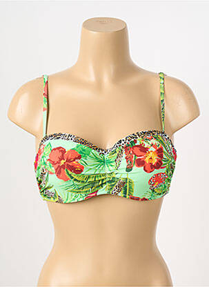 Haut de maillot de bain haut bandeau haut bandeau vert DEIDAD femme