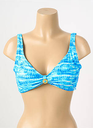 Haut de maillot de bain bleu DEIDAD pour femme