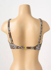 Haut de maillot de bain marron DEIDAD pour femme seconde vue