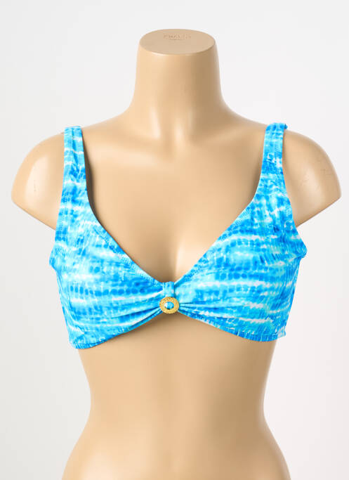 Haut de maillot de bain haut soutien-gorge moulé haut soutien-gorge moulé bleu DEIDAD femme