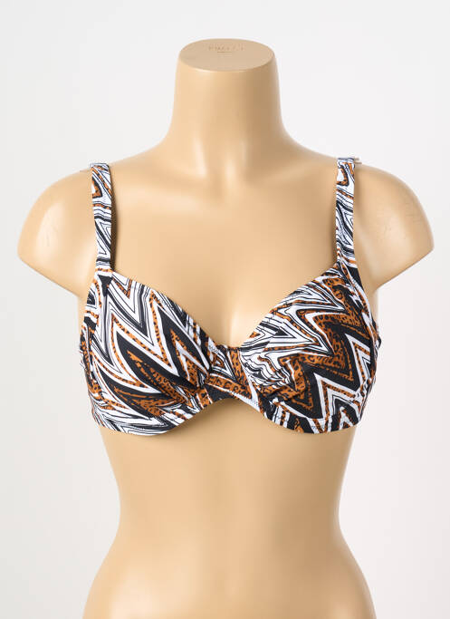 Haut de maillot de bain haut soutien-gorge emboitant haut soutien-gorge emboitant marron DEIDAD femme