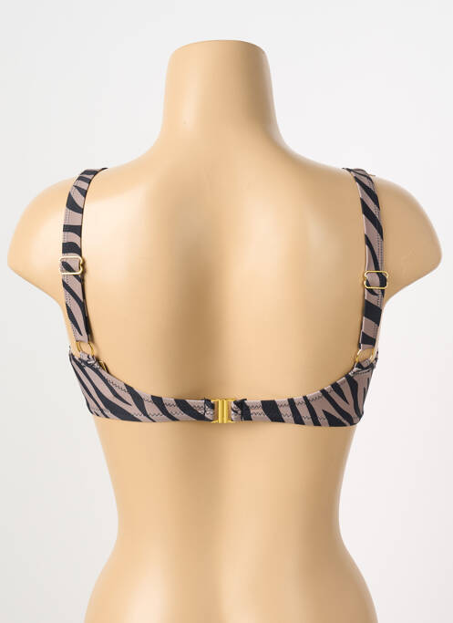 Haut de maillot de bain haut soutien-gorge emboitant haut soutien-gorge emboitant marron DEIDAD femme