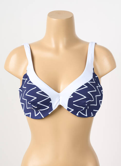 Haut de maillot de bain bleu DEIDAD pour femme