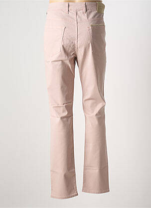 Pantalon flare fermeture zippée sous rabat boutonné taille normale rose DEVORE homme