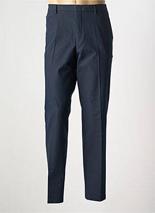 Pantalon chino fermeture zippée sous rabat avec crochet taille normale bleu HUGO BOSS homme