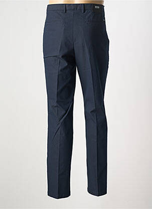Pantalon chino fermeture zippée sous rabat avec crochet taille normale bleu HUGO BOSS homme
