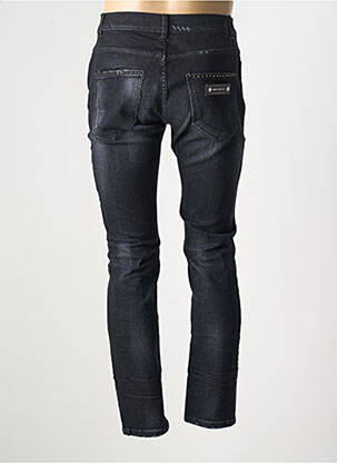 Jeans skinny broderie rivets taille normale noir FRANKIE MORELLO homme