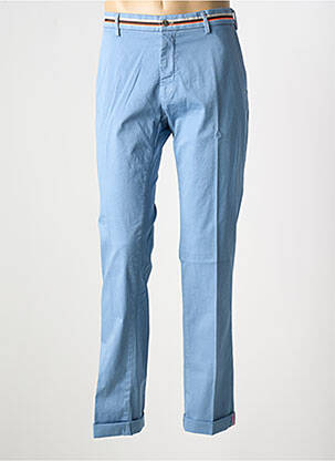 Pantalon chino tissage popeline taille normale bleu MASON'S homme