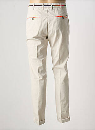 Pantalon chino tissage popeline taille normale beige MASON'S homme