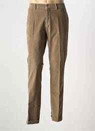 Pantalon chino stretch taille normale marron MASONS homme