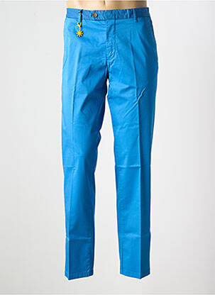 Pantalon chino stretch taille normale bleu MANUEL RITZ homme
