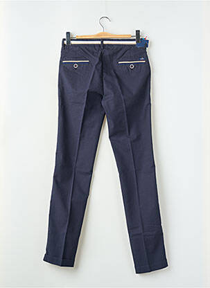 Pantalon chino tissage popeline taille normale bleu MASON'S homme
