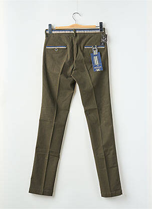 Pantalon chino tissage popeline taille normale vert MASON'S homme