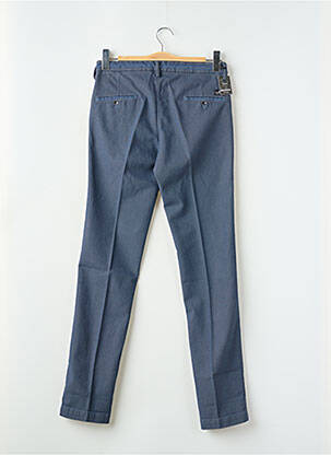 Pantalon chino tissage chiné taille normale bleu MASON'S homme