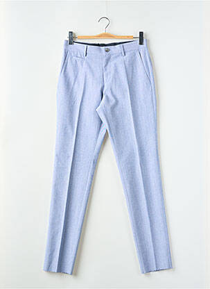 Pantalon chino tissage chiné taille haute bleu HUGO BOSS homme