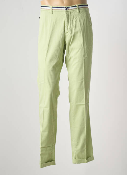 Pantalon chino tissage popeline taille basse vert MASON'S homme