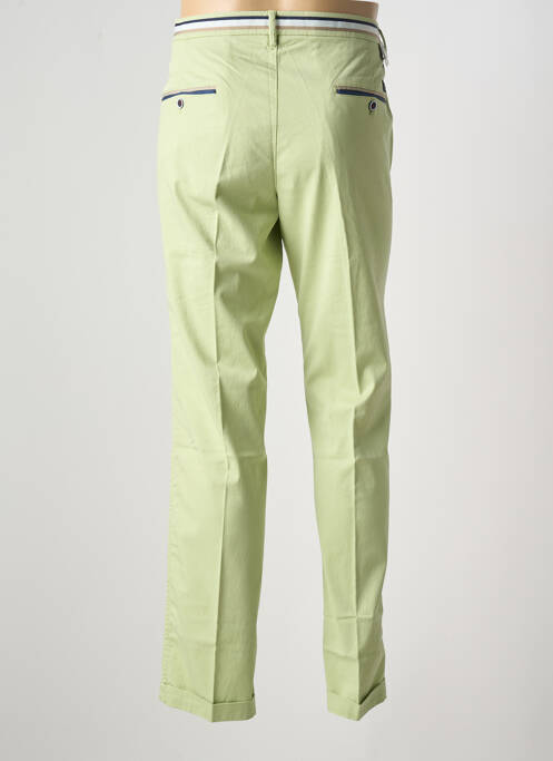 Pantalon chino tissage popeline taille basse vert MASON'S homme