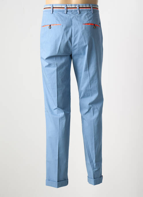 Pantalon chino tissage popeline taille normale bleu MASON'S homme