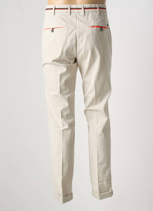 Pantalon chino tissage popeline taille normale beige MASON'S homme