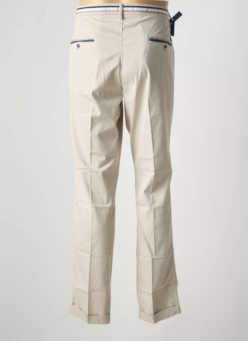 Pantalon chino tissage popeline taille normale beige MASON'S homme