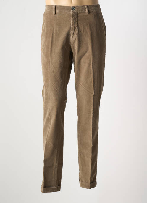 Pantalon chino stretch taille normale marron MASONS homme