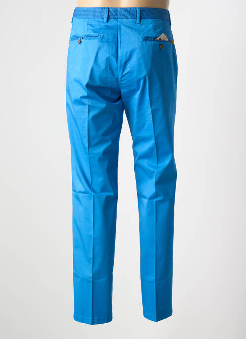 Pantalon chino stretch taille normale bleu MANUEL RITZ homme