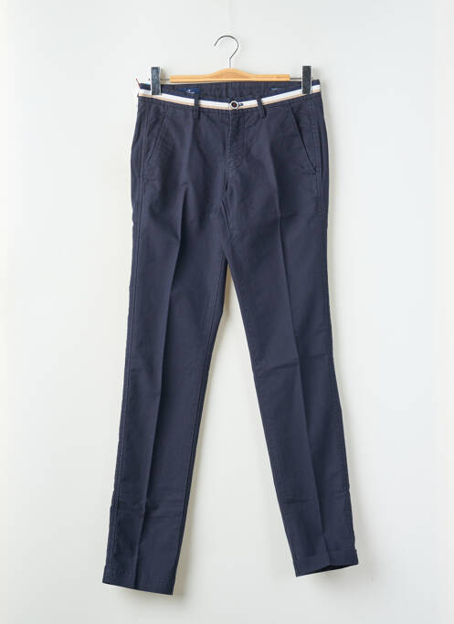 Pantalon chino tissage popeline taille normale bleu MASON'S homme