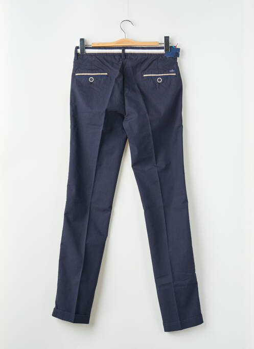 Pantalon chino tissage popeline taille normale bleu MASON'S homme
