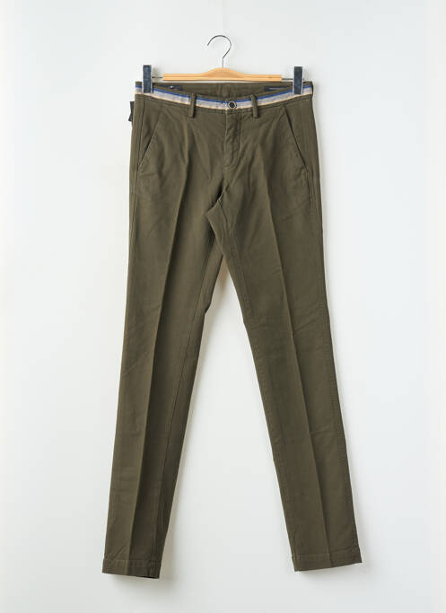 Pantalon chino tissage popeline taille normale vert MASON'S homme