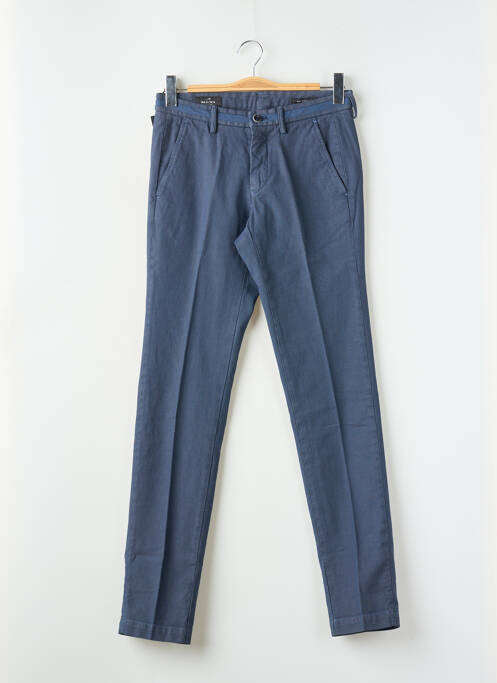 Pantalon chino tissage chiné taille normale bleu MASON'S homme