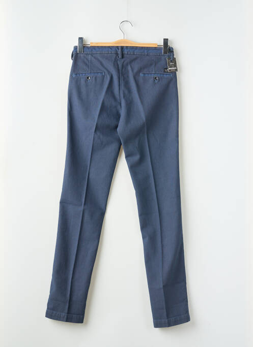 Pantalon chino tissage chiné taille normale bleu MASON'S homme
