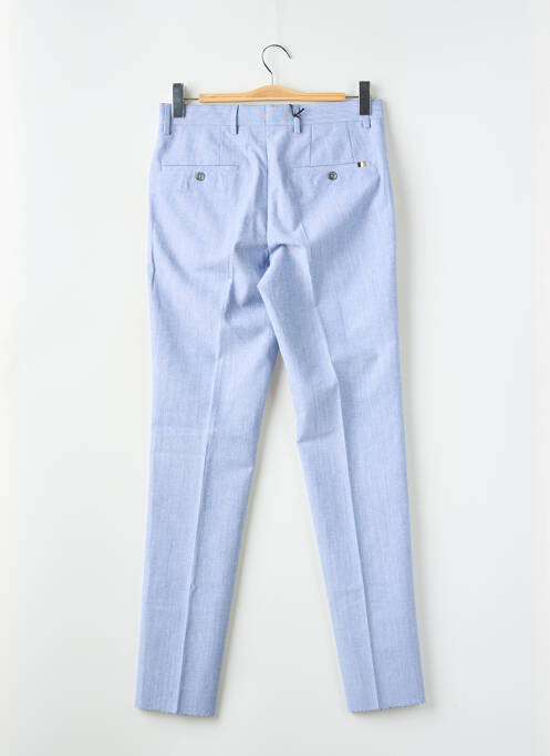 Pantalon chino tissage chiné taille haute bleu HUGO BOSS homme