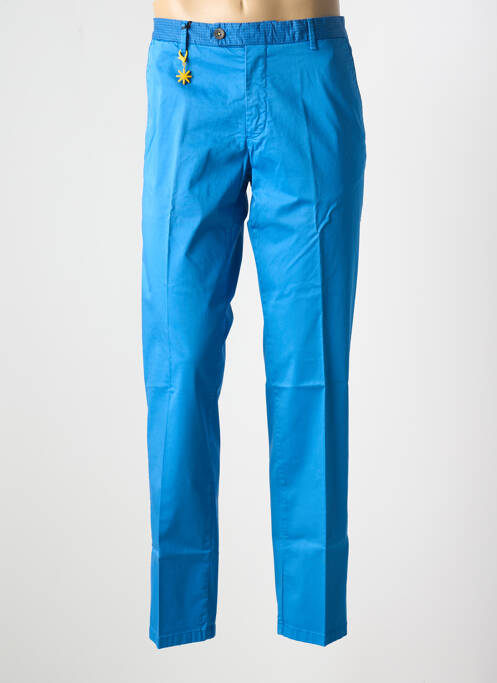 Pantalon chino bleu MANUEL RITZ pour homme