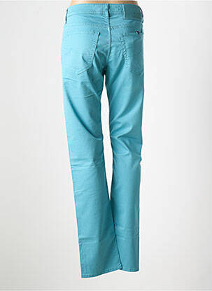 Pantalon droit stretch taille normale bleu JACOB COHEN femme